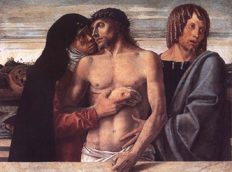 Giovanni Bellini Dead Christ Supported by the Madonna and St John oil painting image